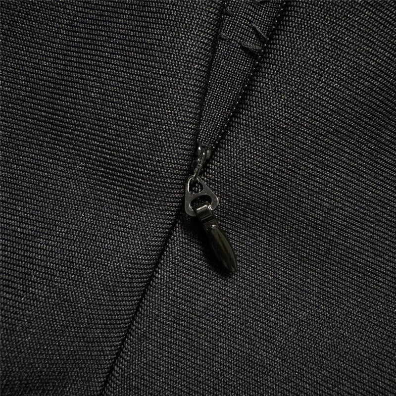 Embellished Black Jumpsuit | Elegant Crystal Beaded Long Sleeve Evening Jumpsuit with Flared Legs MYLINE