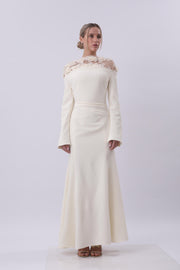 Ivory Blossom Elegance Gown