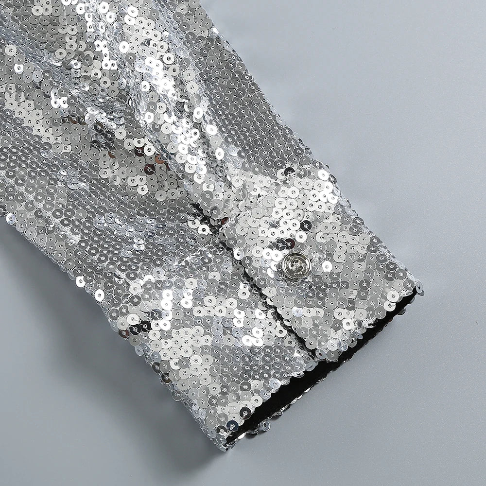 Luxury Sequin Two-Piece Set