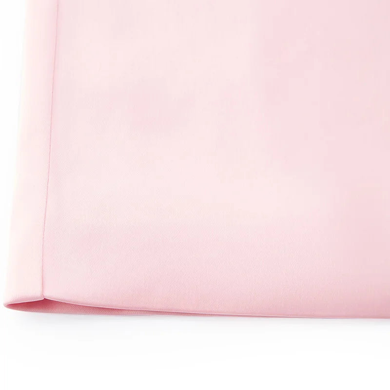 Pink Strapless Maxi Dress