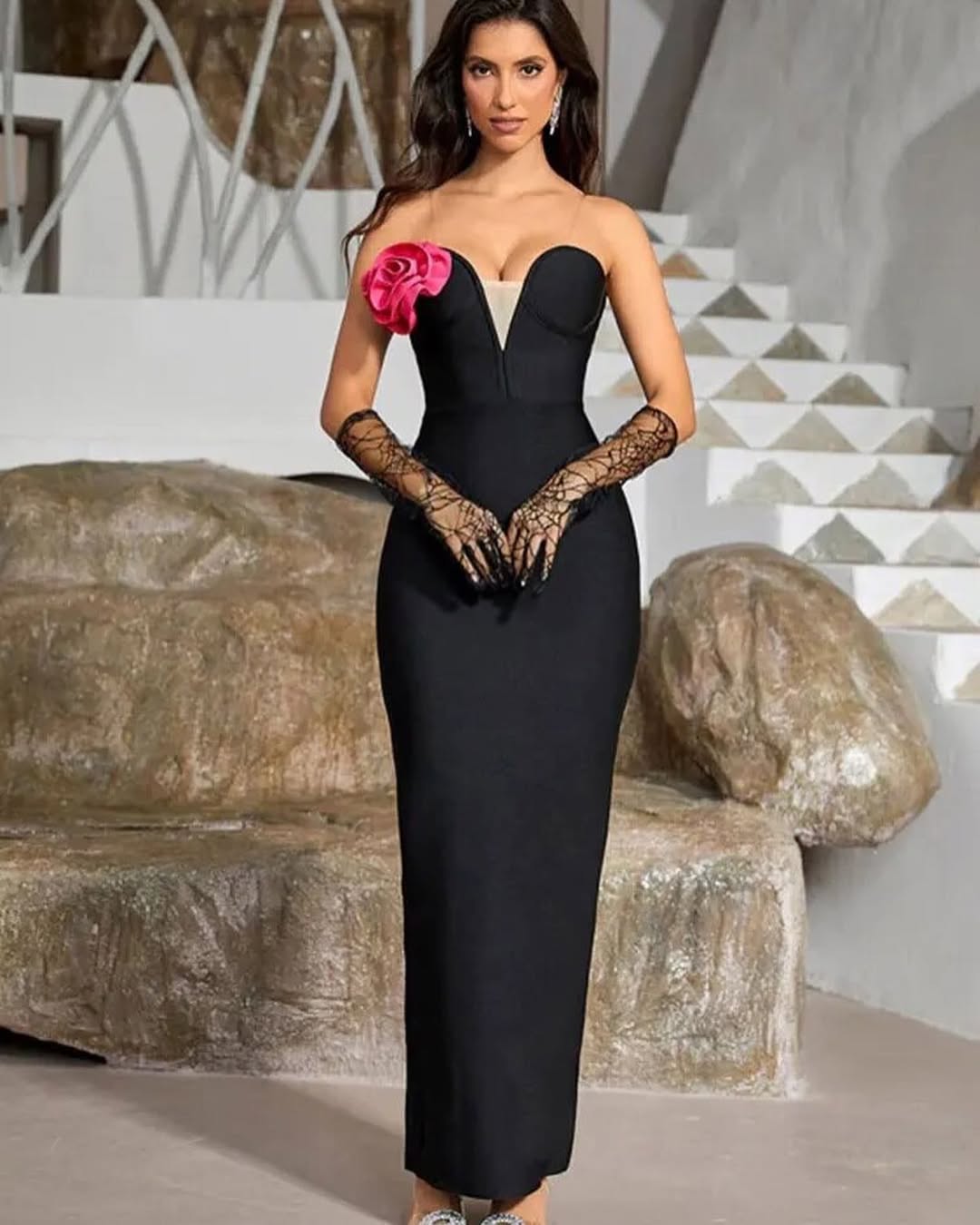 Celebrity-Inspired Long Gown