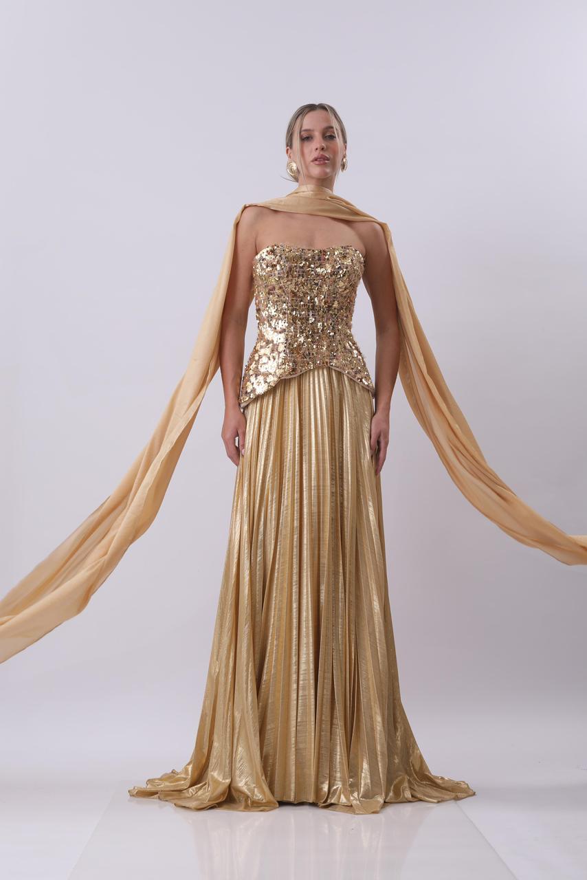 Golden Muse Gown
