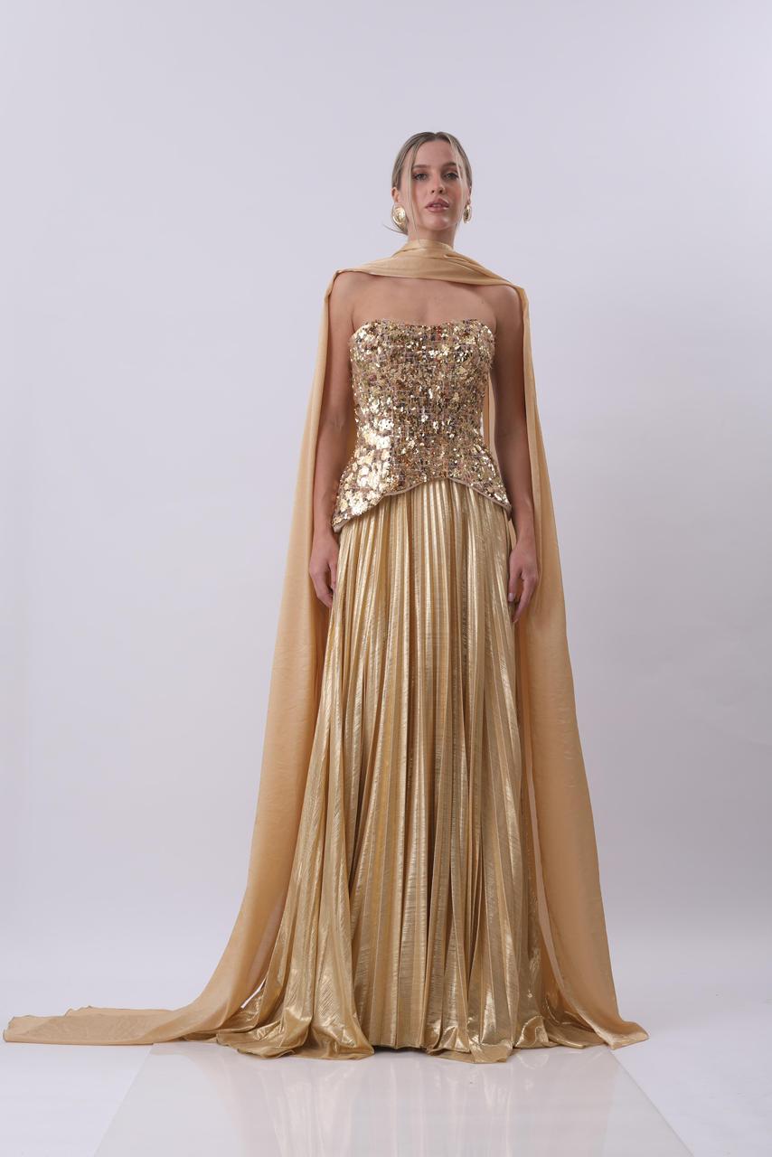 Golden Muse Gown